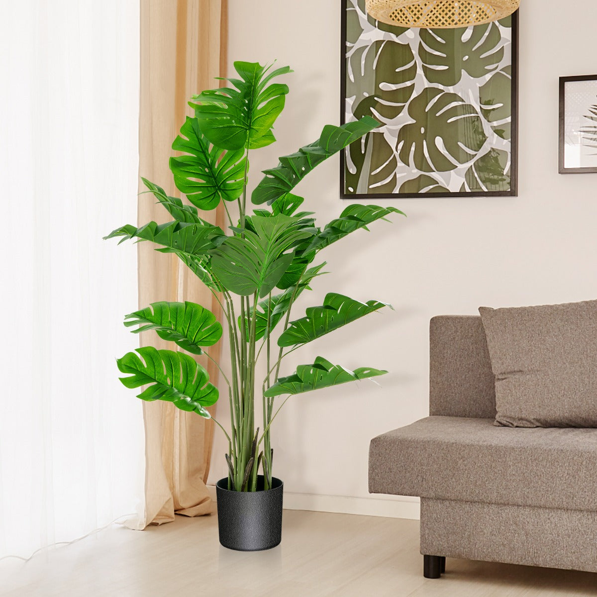 152cm Artificial Monstera Plants for Indoor Decoration-1.5M